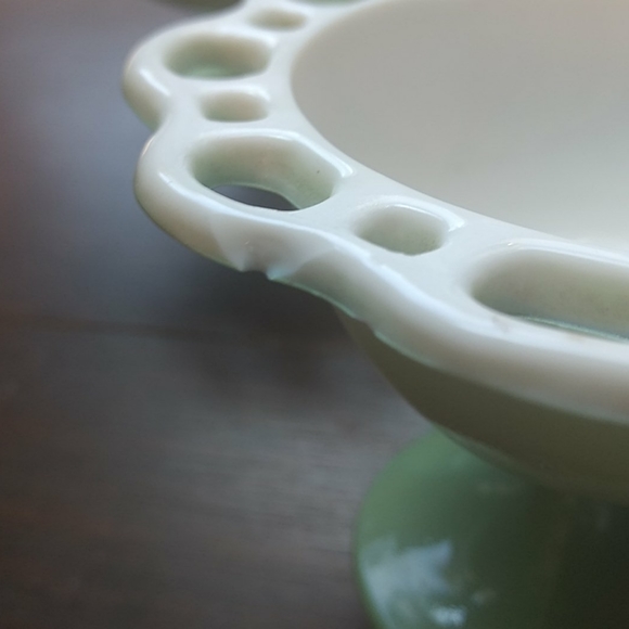 Moderntone Plantonite(?) Cups Lace Edge - Picture 6 of 11